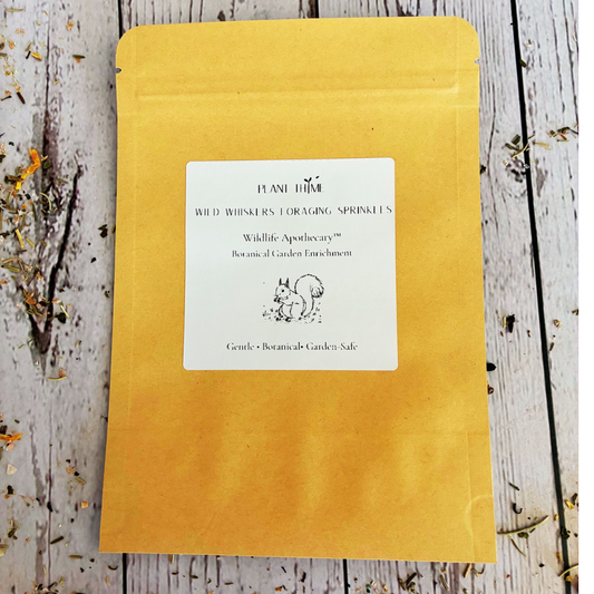 wildlife foraging seed and herbal blend for eco-friendly and pollinator gardens