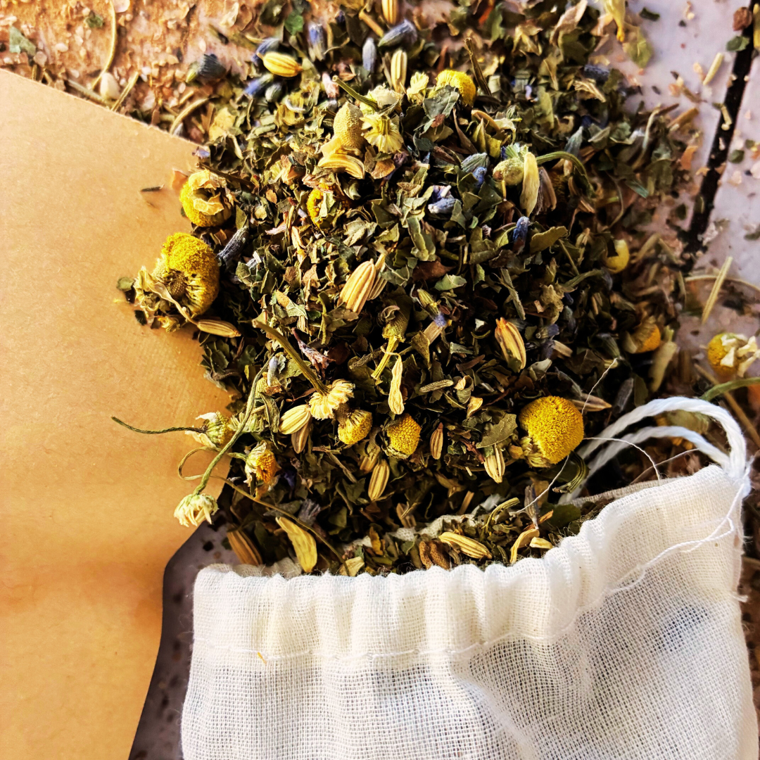Songbird herbal garden sprinkle with fennel see, elderberry and hibiscus for backyard pollinator garden, eco-friendly gardening